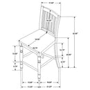 Wiley 5 Pc Counter Height Dining Set