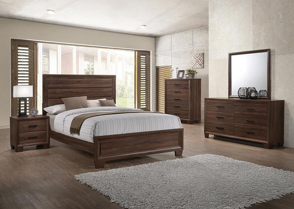 Brandon Bedroom Set Medium Warm Brown image