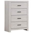 Brantford 4-drawer Chest Coastal White image
