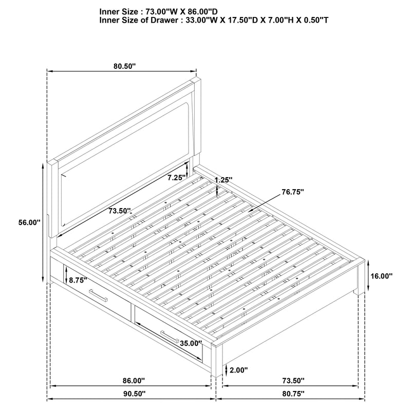 Kenora California King Bed