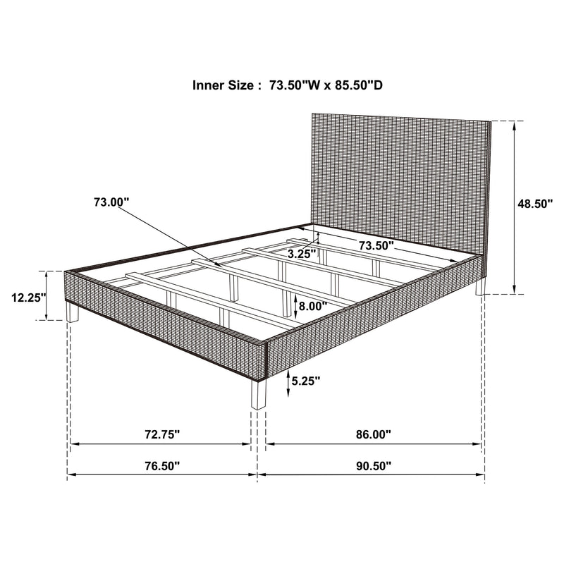 Zyla California King Bed