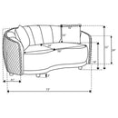 Brookside Stationary Loveseat