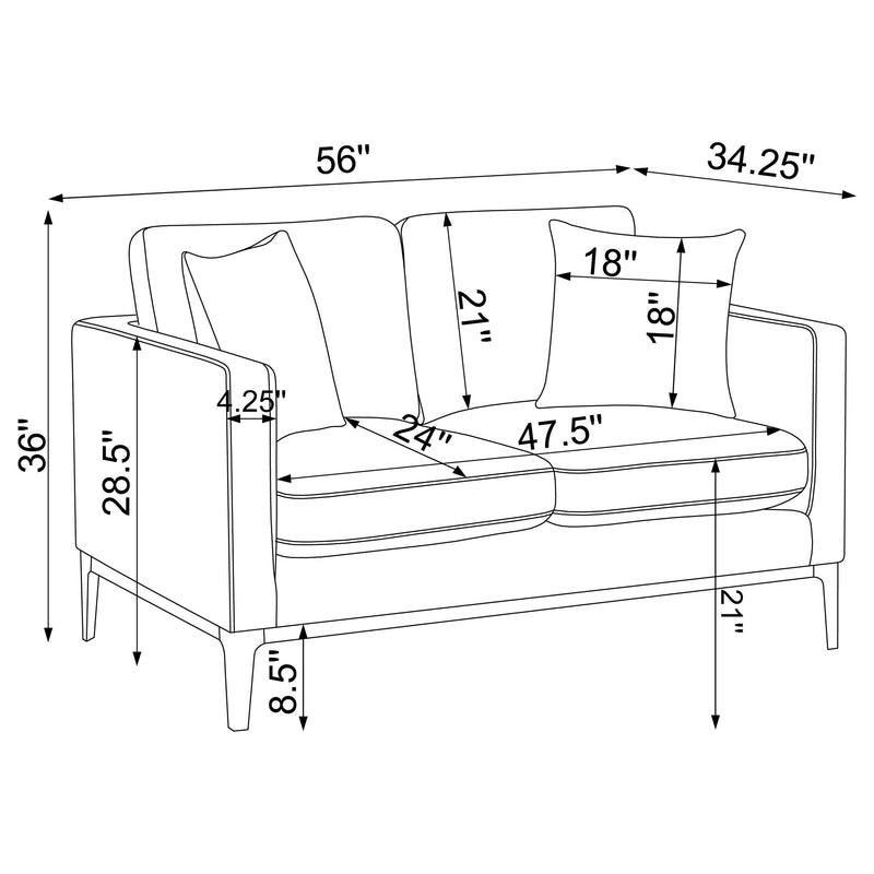 Apperson Stationary Loveseat