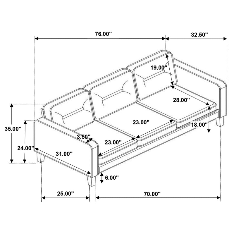 Jonah Stationary Sofa