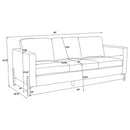 Tilly Stationary Sofa