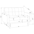 Watsonville Stationary Loveseat