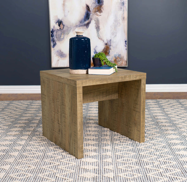 Lynette Square Engineered Wood End Table Mango image