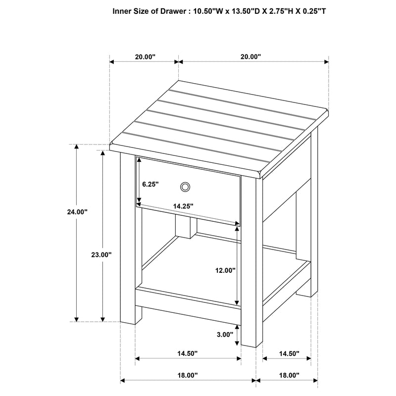 Payne End & Side Table