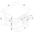 Bradford End & Side Table