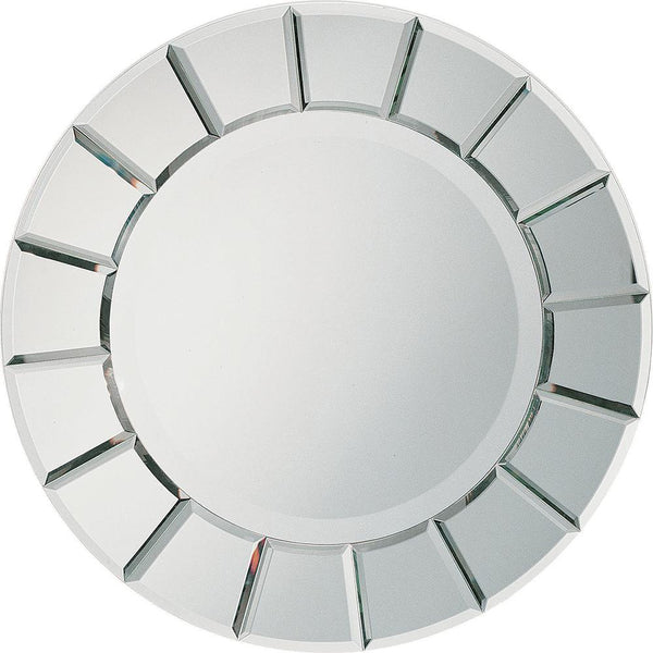 Fez Round Sun-shaped Mirror Silver image