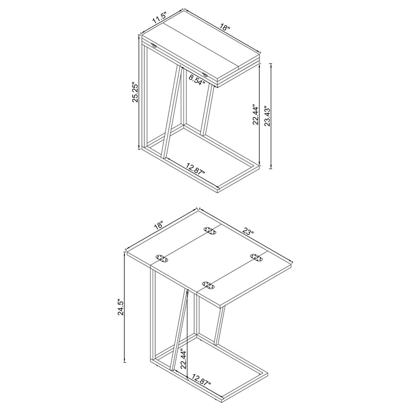 Carly End & Side Table