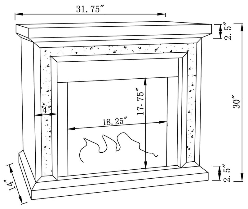 Lorelai Electric Fireplace