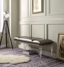 Sadie PU & Clear Acrylic Bench image