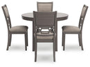 Wrenning Dining Table and 4 Chairs (Set of 5)