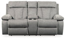 Mitchiner Reclining Loveseat with Console image
