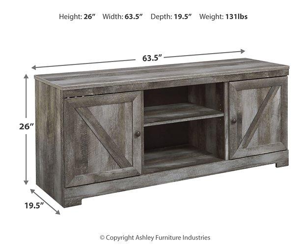 Wynnlow 63" TV Stand with Electric Fireplace