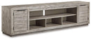 Naydell 92" TV Stand with Electric Fireplace