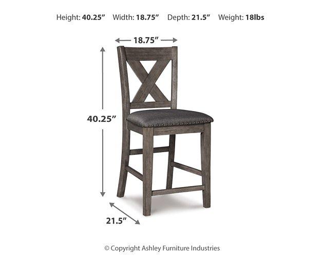 Caitbrook Counter Height Upholstered Bar Stool