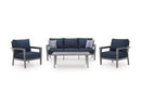 Gali Outdoor Sofa/Chairs/Table Set (Set of 4) image