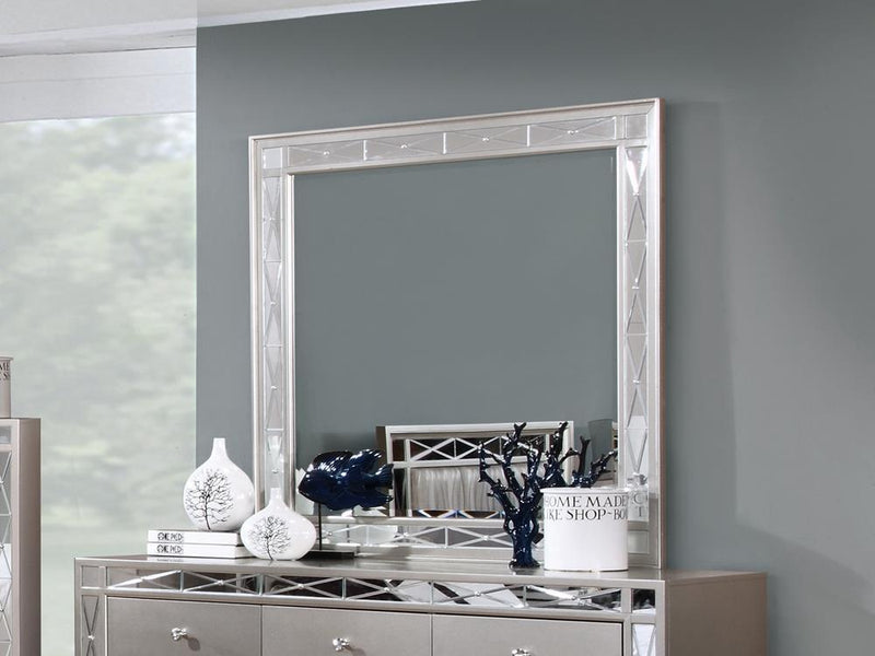 Leighton 7-drawer Dresser Metallic Mercury in Bronx, NY Leighton 7-drawer Dresser Metallic Mercury in Bronx, NY