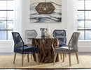 Nakia Woven Rope Dining Chairs Dark Navy (Set of 2)