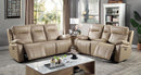 GASPE Power Recliner, Light Brown