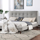 LEOMIN Queen Bed, Gray image