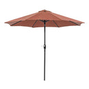 Soli 9' Outdoor Umbrella w/ Auto Tilt + 21" Round Base image