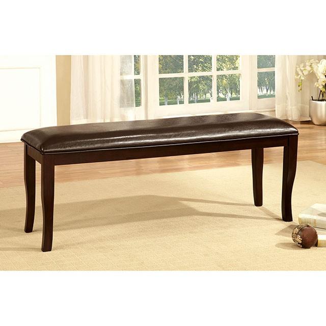 Woodside Dark Cherry/Espresso Bench