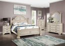 PAMPHILOS Queen Bed, White