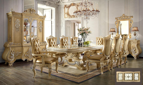 HD-7266 - 9PC DINING TABLE SET image