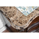 Menodora Brown Cherry Cal.King Bed