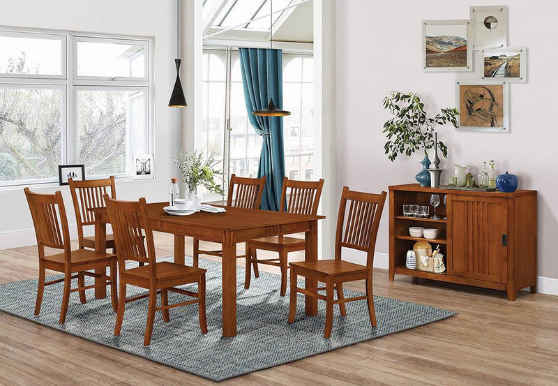 Marbrisa Mission Burnished Oak Side Chair image