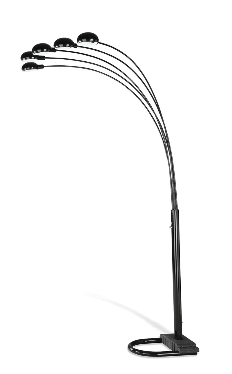 G1297A Contemporary Black Floor Lamp image