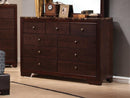 Conner Casual Cappuccino Nine-Drawer Dresser image