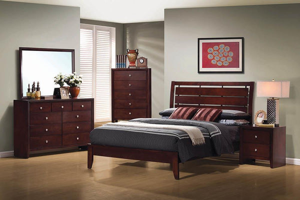 Serenity Rich Merlot California King Bed image