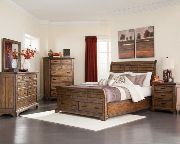 Elk Grove Rustic Vintage Bourbon Eastern King Bed image