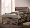 G204193 Kauffman Transitional Washed Taupe Queen Bed image