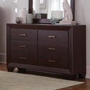 Fenbrook Dark Cocoa Six-Drawer Dresser image
