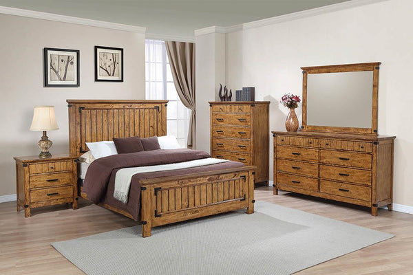 Brenner Rustic Honey Eastern King Bed image