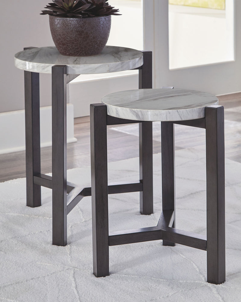 Crossport - Accent Table Set (2/cn)