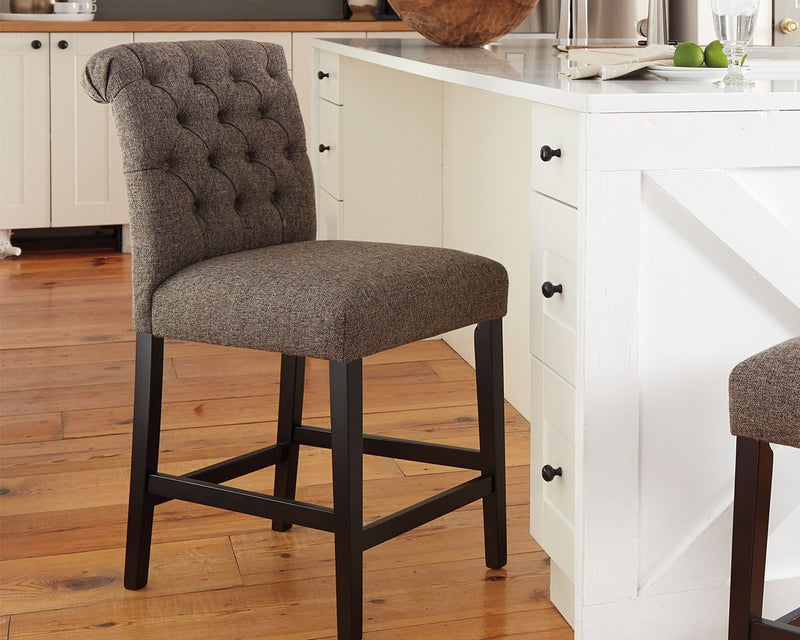 Tripton - Upholstered Barstool (2/cn)