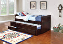 Transitional Cappuccino Twin Daybed with Trundle image