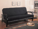 Transitional Black Futon Frame image