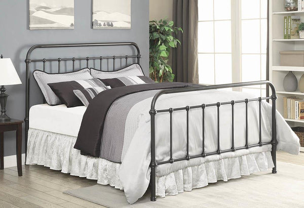 Livingston Transitional Dark Bronze California King Bed image