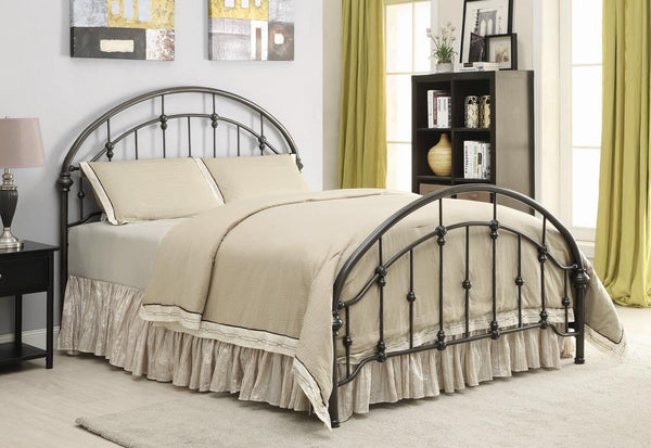 Maywood Transitional Black Metal Full Bed image