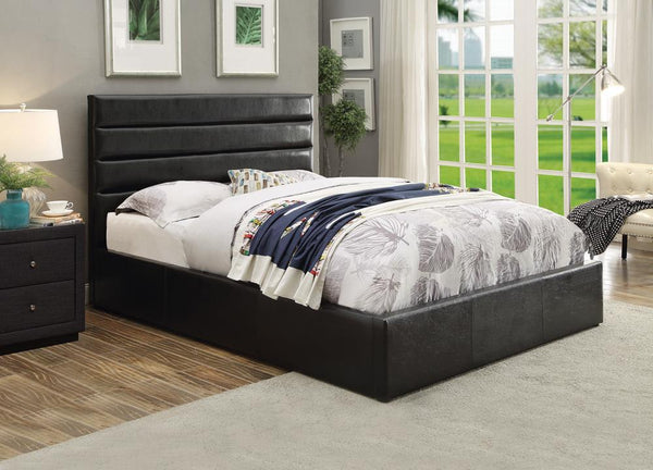 Riverbend Casual Black Queen Storage Bed image