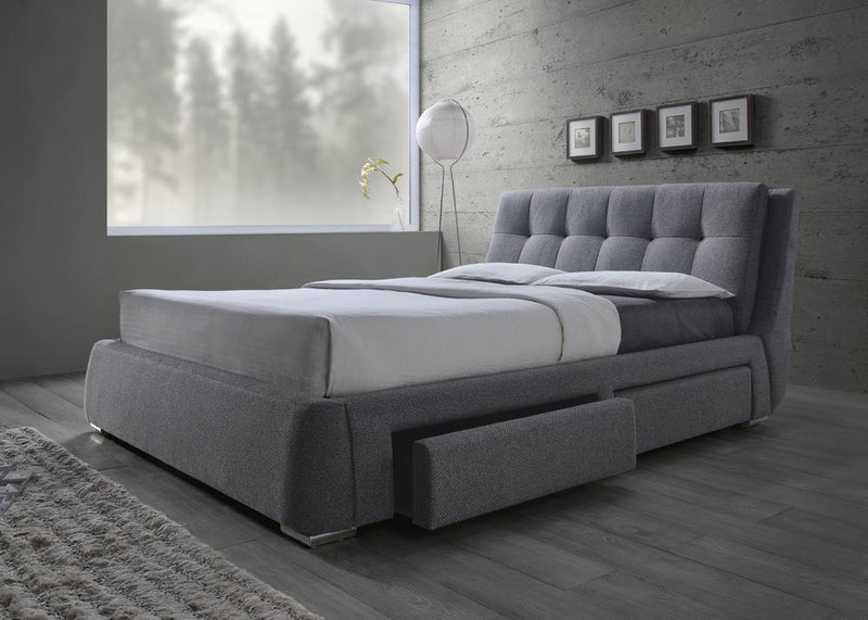 Fenbrook Transitional Grey California King Bed image