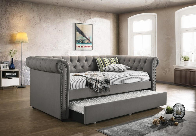 Kepner Grey Chesterfield Daybed image