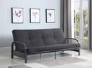 Dark Grey Metal Futon Frame image